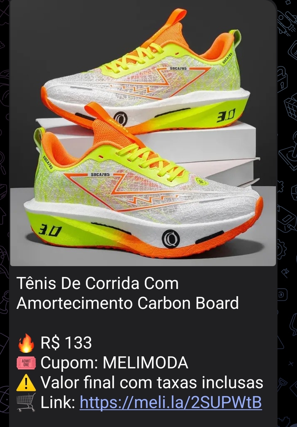 Tênis Carbon Board 3.0